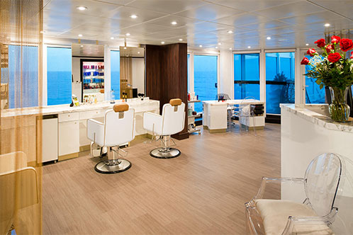 Salón de belleza, Azamara. SoloCruceros.com