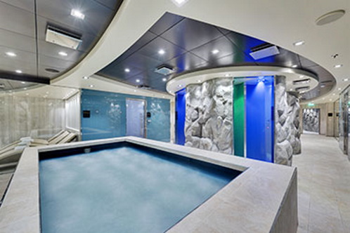 Masaje en el Aurea Spa de MSC Cruceros. SoloCruceros.com