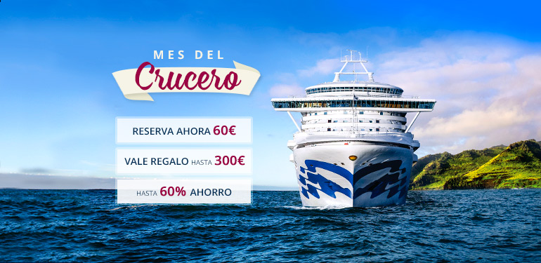 Mes del Crucero, ahorra en tu crucero. SoloCruceros.com