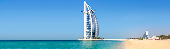 Visita el Burj Al Arab de Dubái en tu crucero. SoloCruceros.com