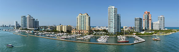 Entrada puerto de Miami. SoloCruceros.com Entrada puerto de Miami. SoloCruceros.com