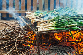 Calçots, plato estrella en Tarragona. SoloCruceros.com Calçots, plato estrella en Tarragona. SoloCruceros.com