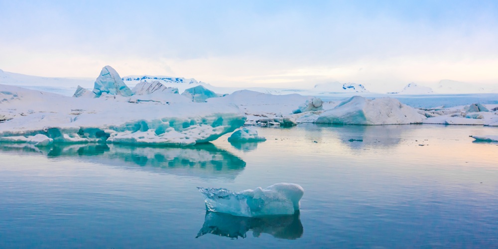 Icebergs in Glacier Lagoon, Iceland . Icebergs in Glacier Lagoon, Iceland .